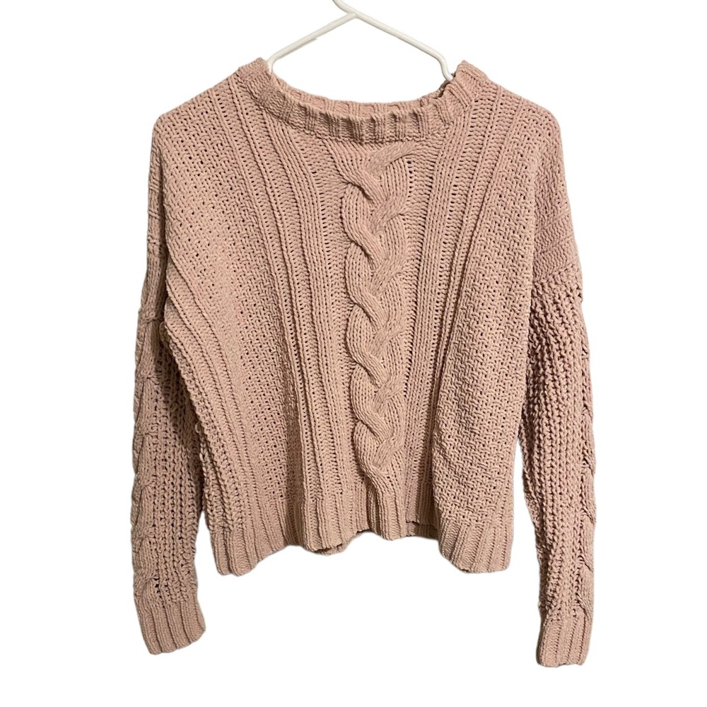 Aeropostale Pink Knitted Sweater. Size S.